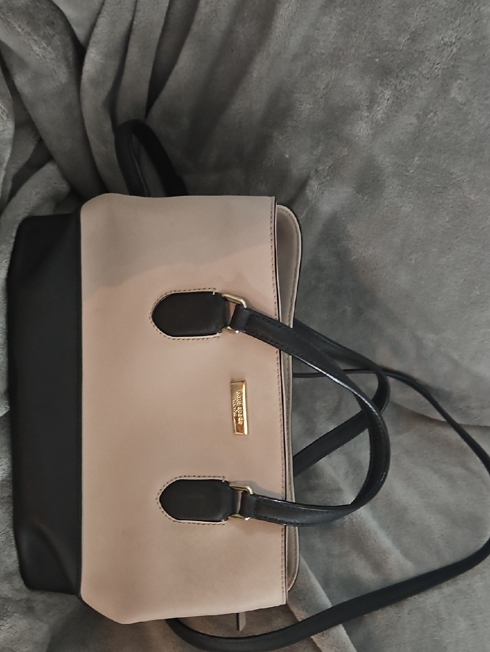 Kate Spade Two-Tone Beige and Black Women’s Satchel
